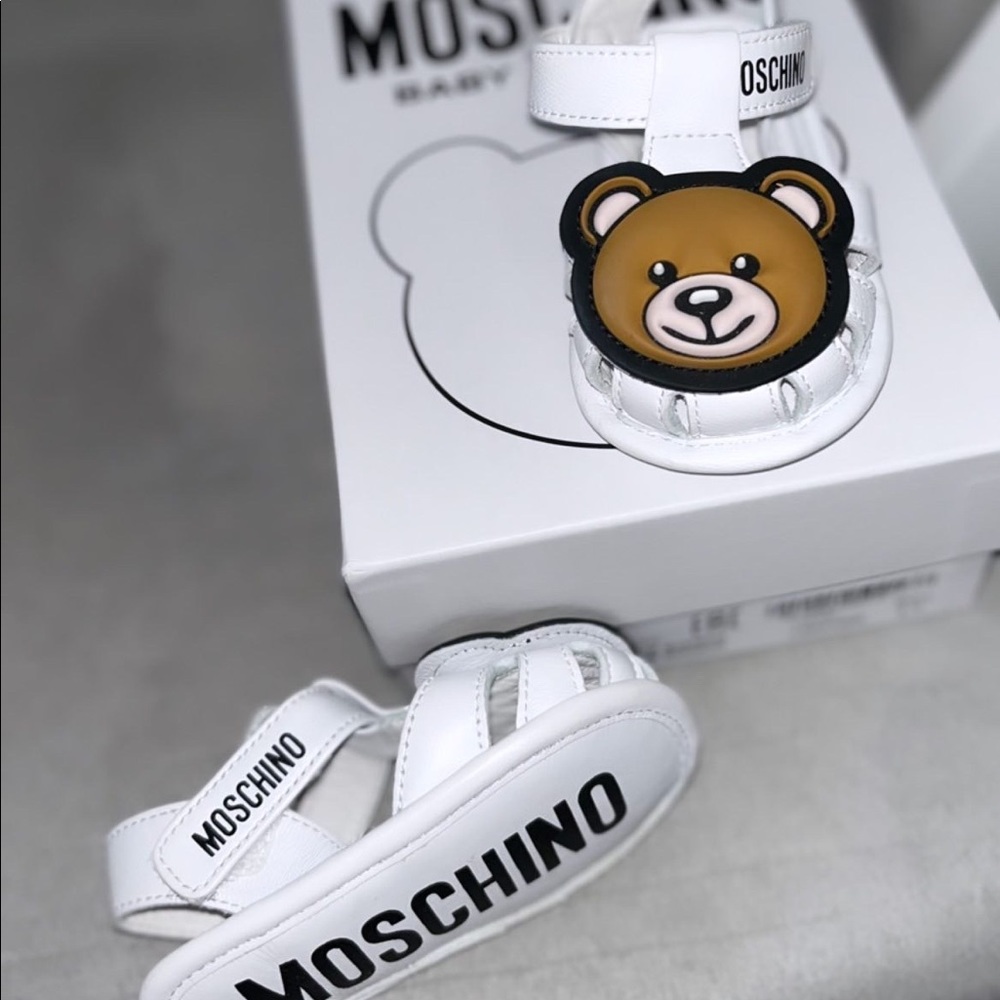 Moschino baby sandals unisex 3-6 m old
